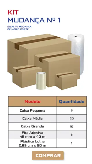 Kit Mudança Número 1